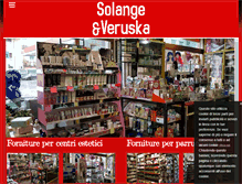 Tablet Screenshot of profumeriasolange.com